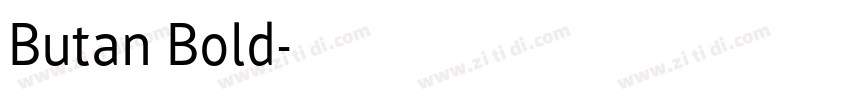 Butan Bold字体转换